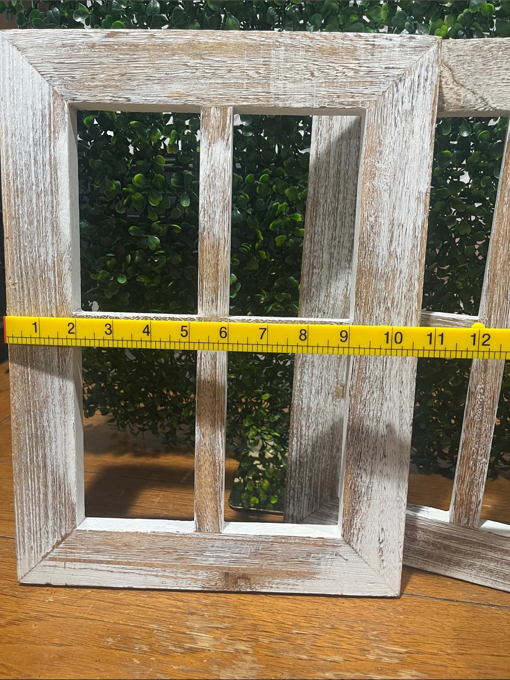 Source Unknown Whitewashed Rustic Window Frame Set - Picture 3 of 4
